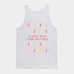 covid-19 distance Tank Top